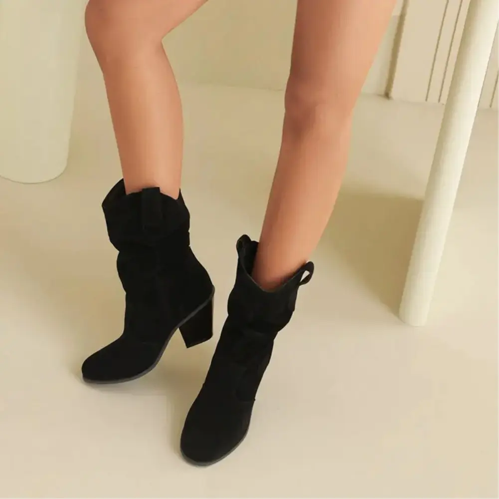 Alison Hart�?Ruched Western Boots