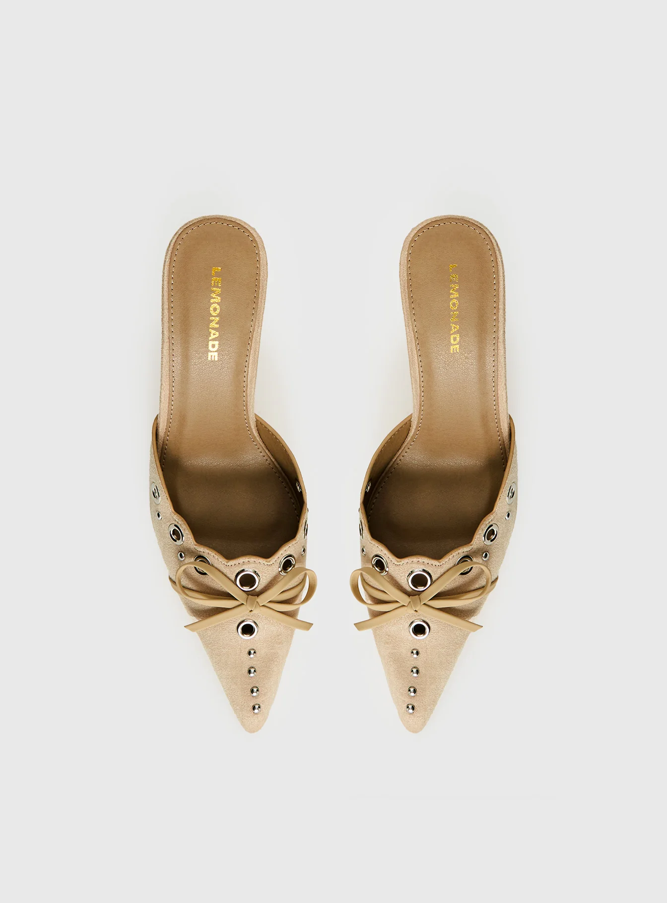 Charisma Pointed Toe Heels Taupe