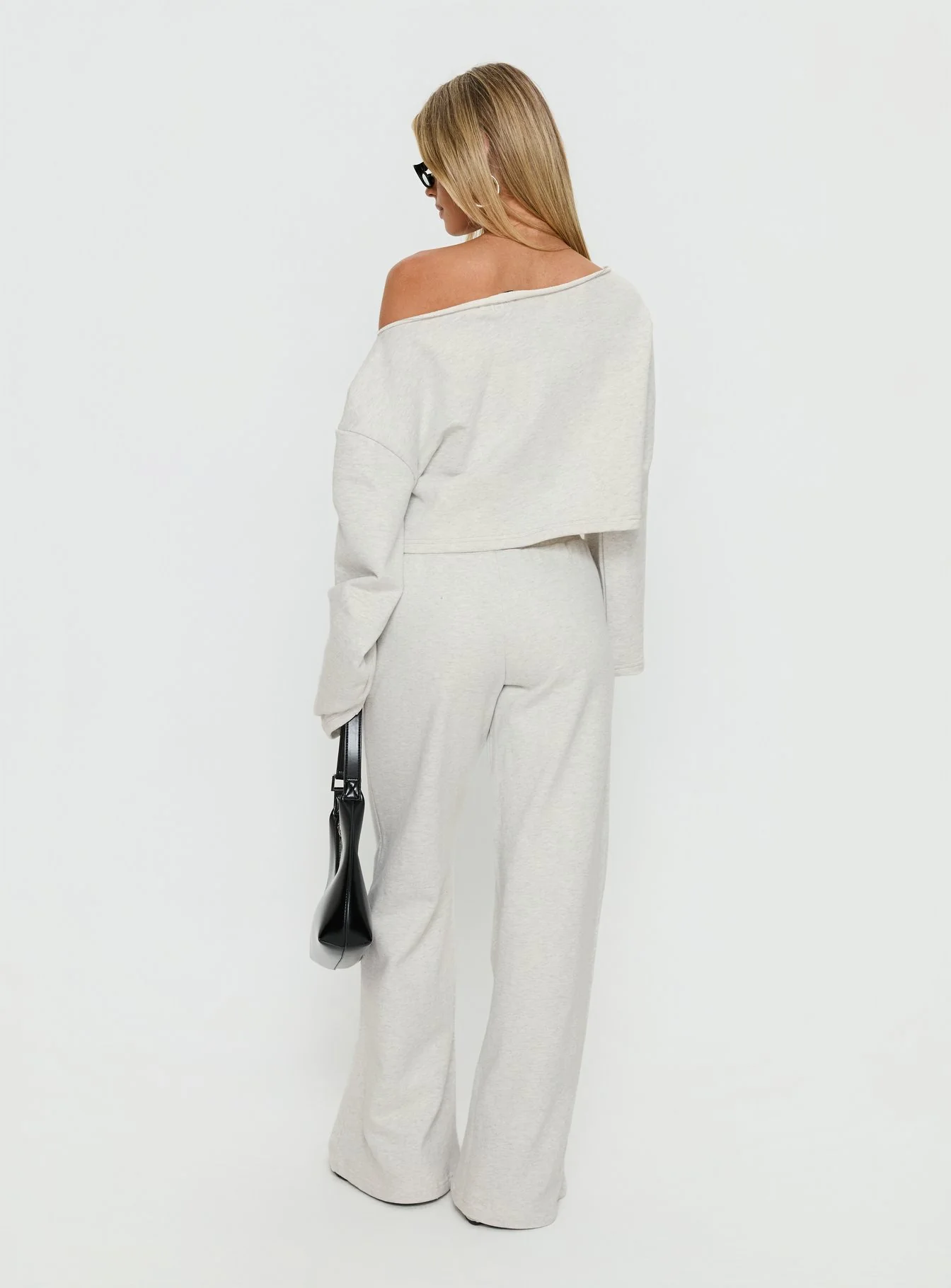 Peaks Flared Track Pants Snow Marle