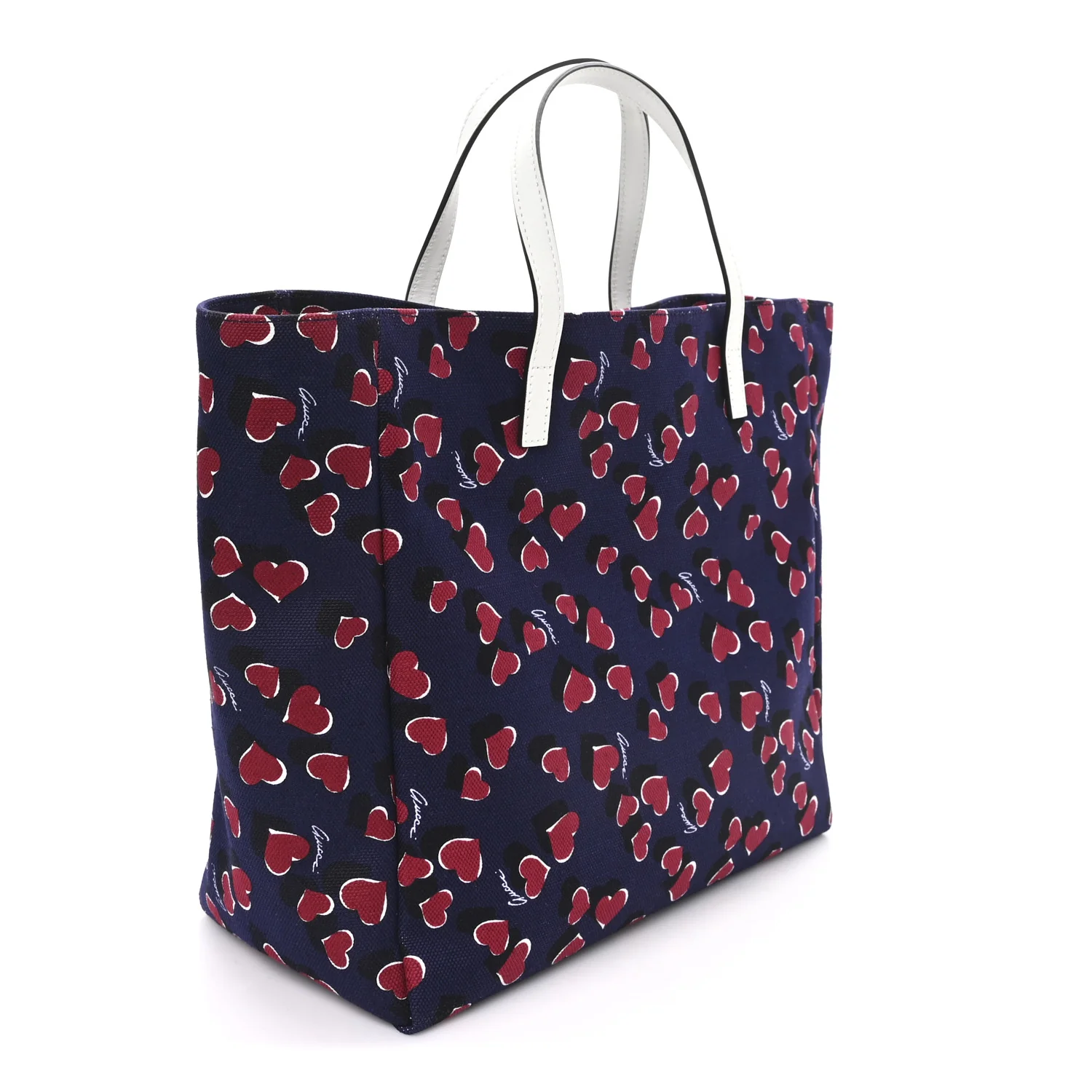 Canvas Heartbeat Print Medium Tote New Wine - Top Club