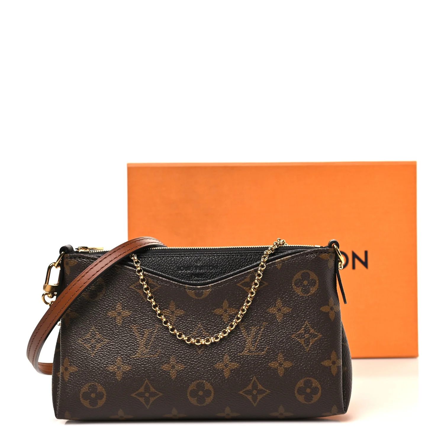 Monogram Pallas Clutch Black - Top Club