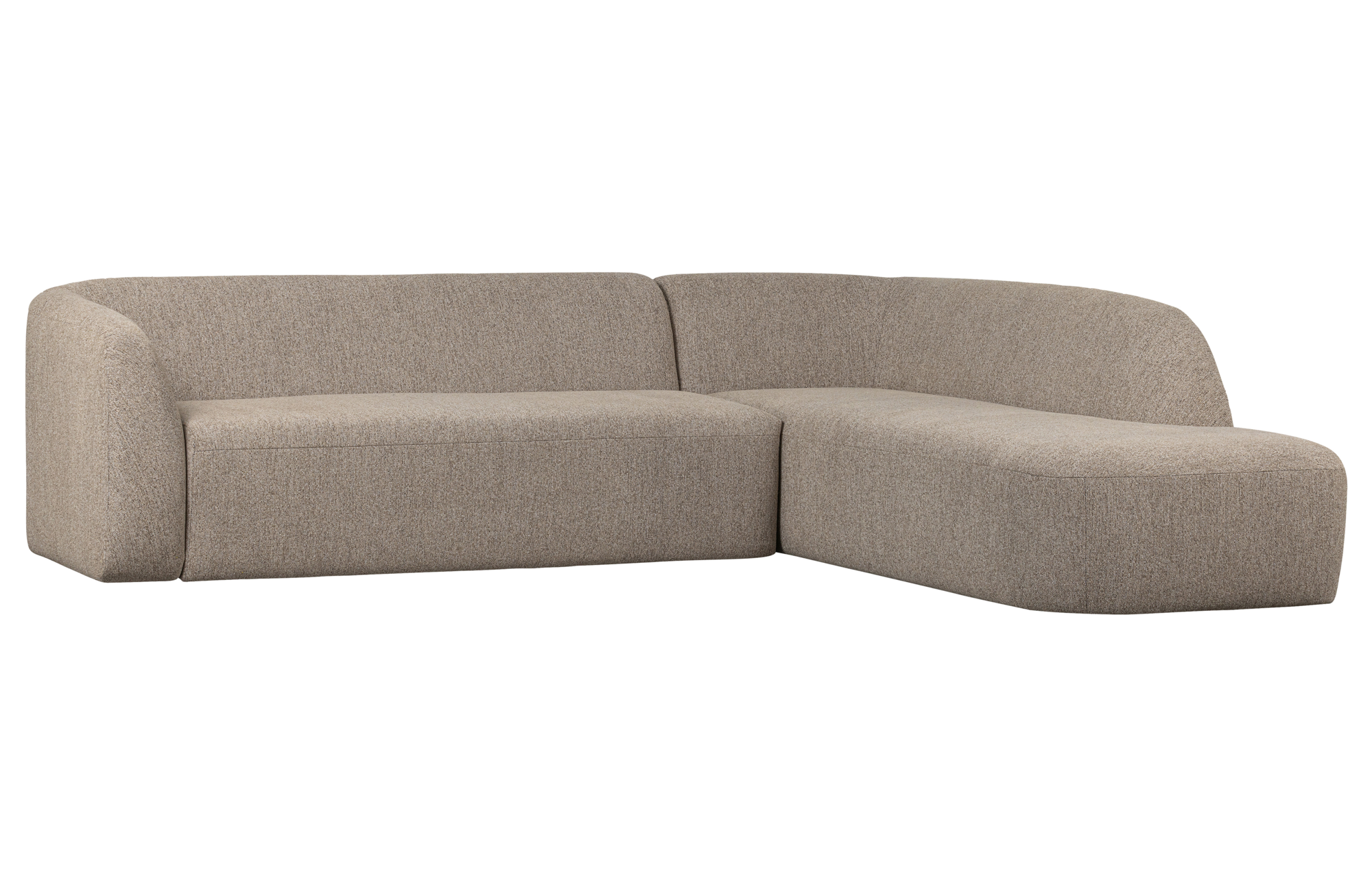 BePureHome hoekbank Sloping Naturel Melange - Rechts