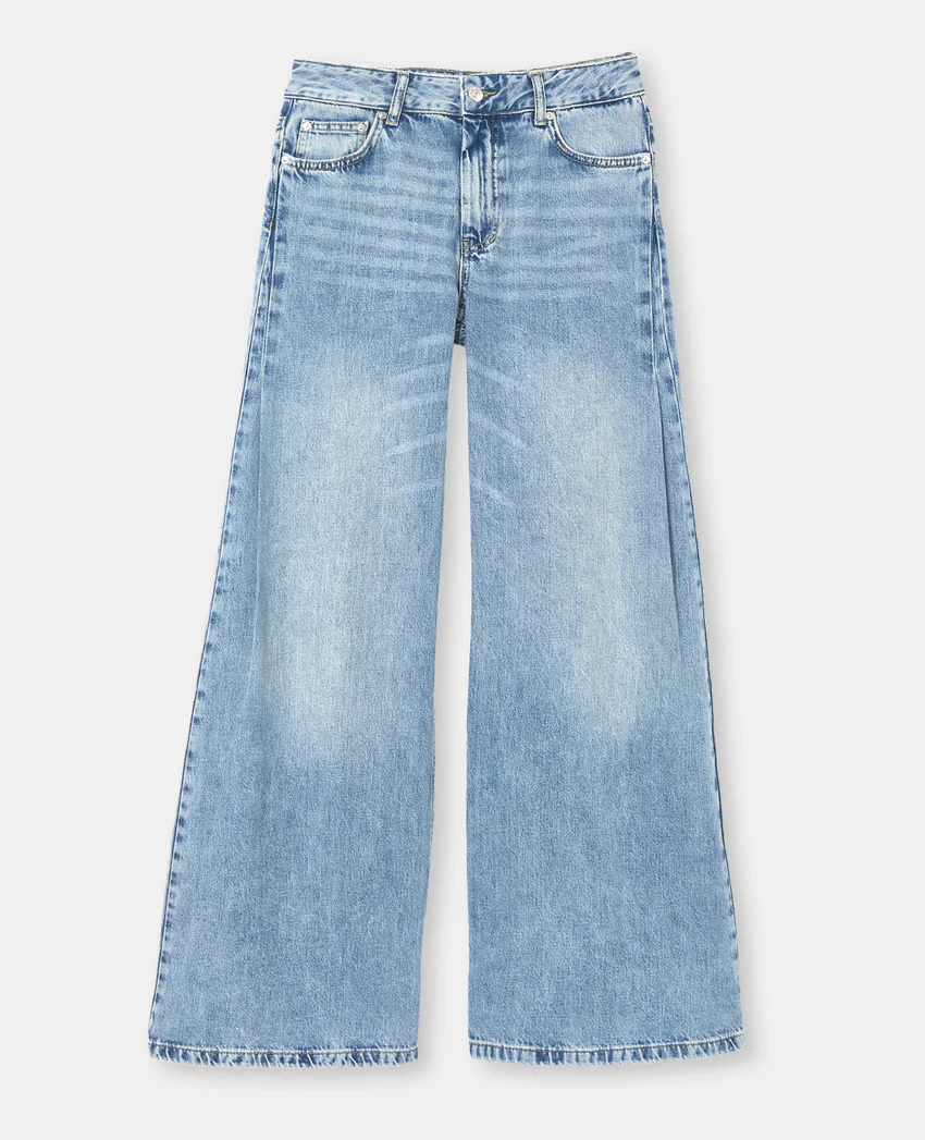 Pimkie Jean extra wide taille medium avec pinces côtés