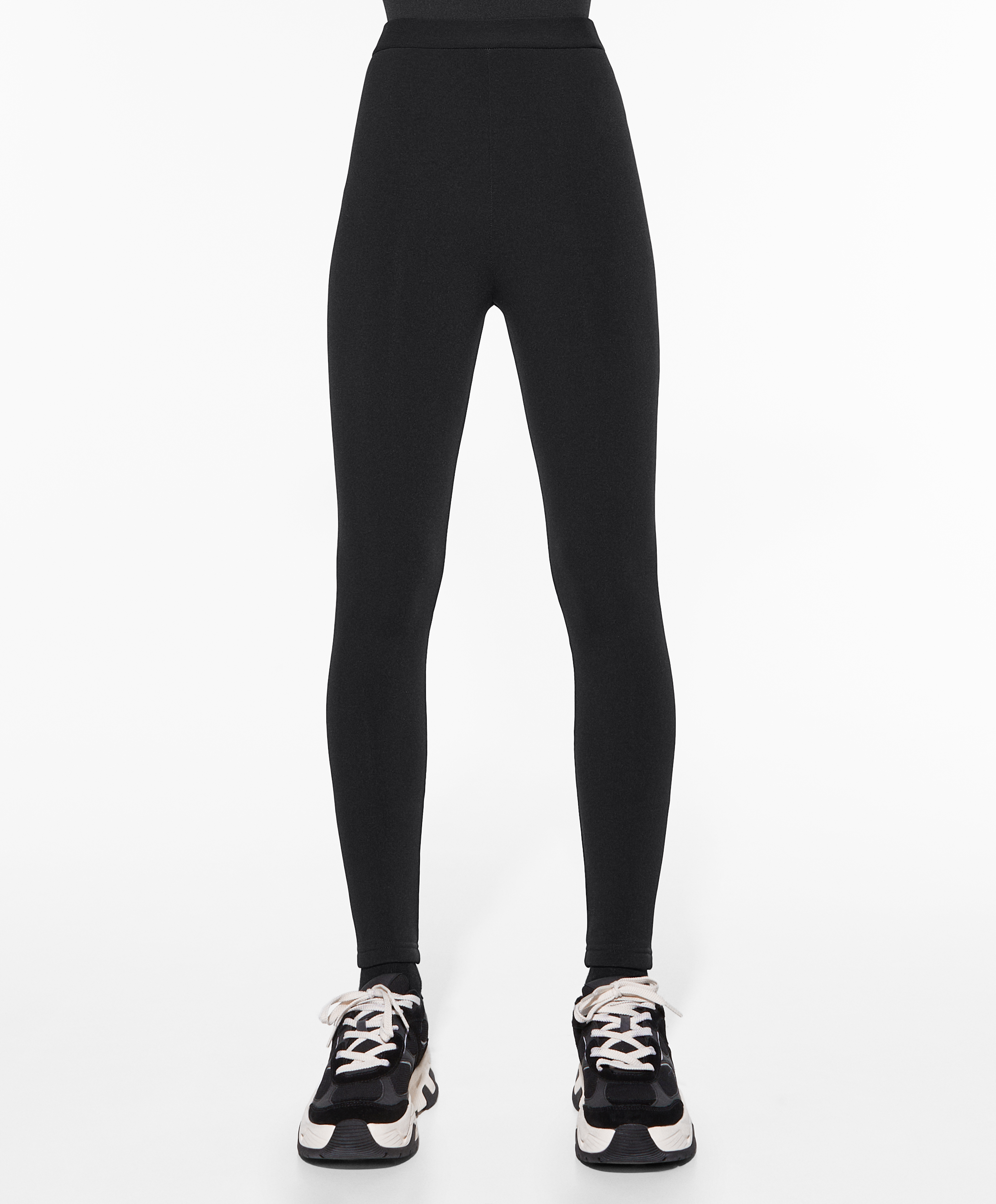 OYSHO Super-extra-warm seamless 65cm ankle-length leggings