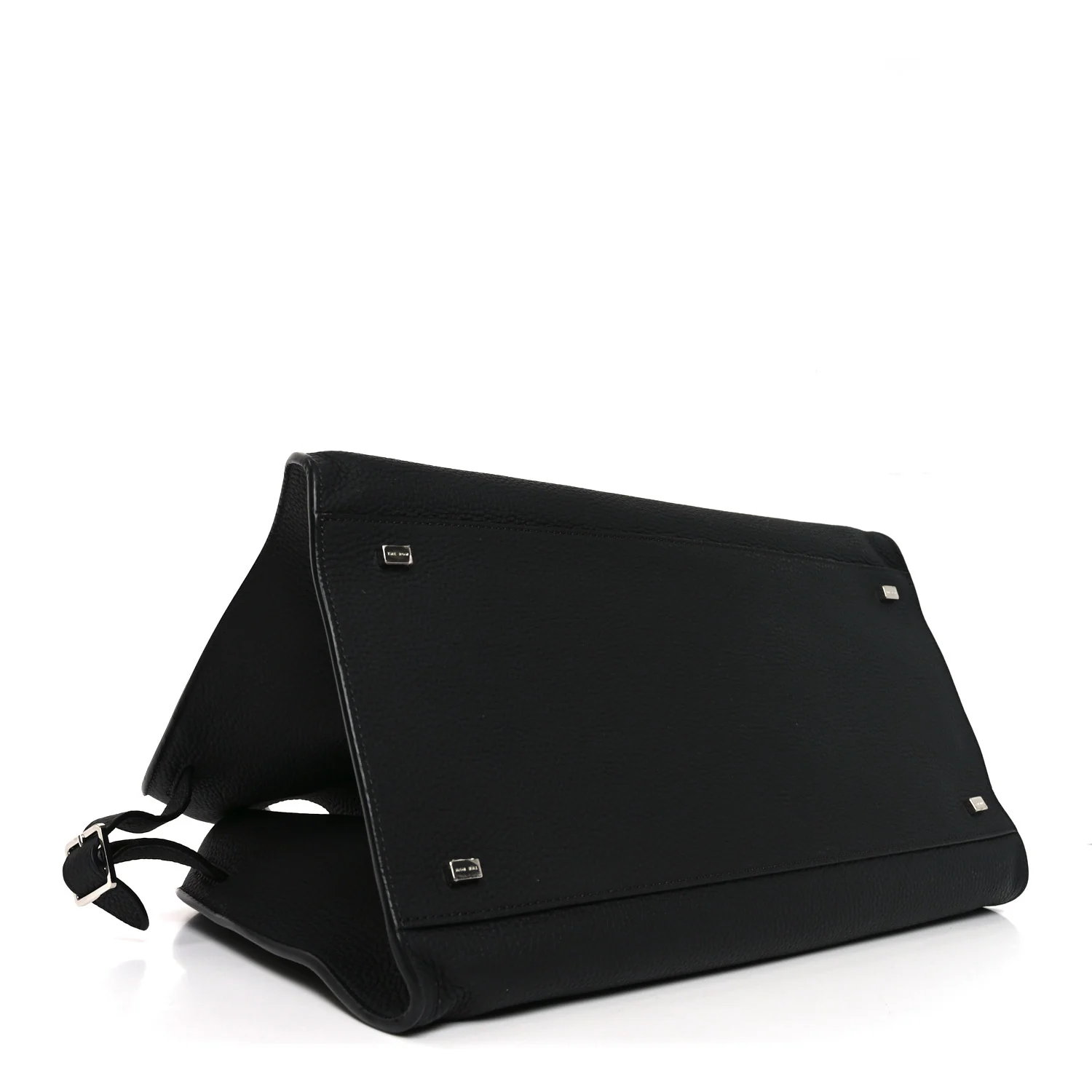 Matte Grained Calfskin Soft Margaux 15 Black - Top Club