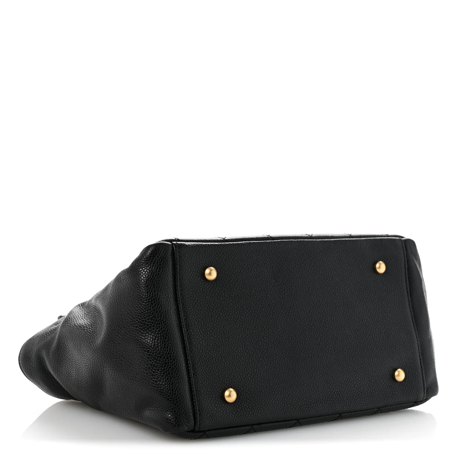 Caviar Quilted Petit Timeless Tote PTT Black - Top Club