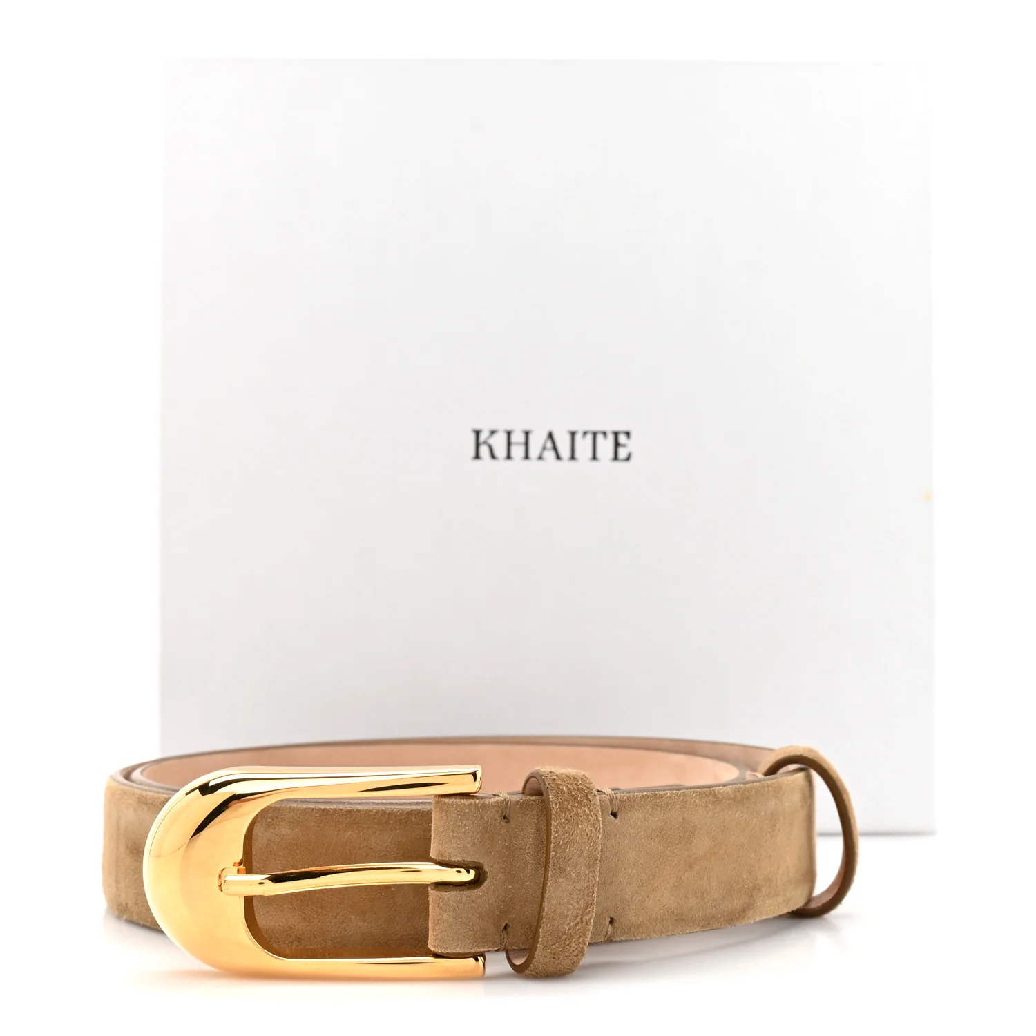 Suede Dome Belt 70 28 Mud - Top Club