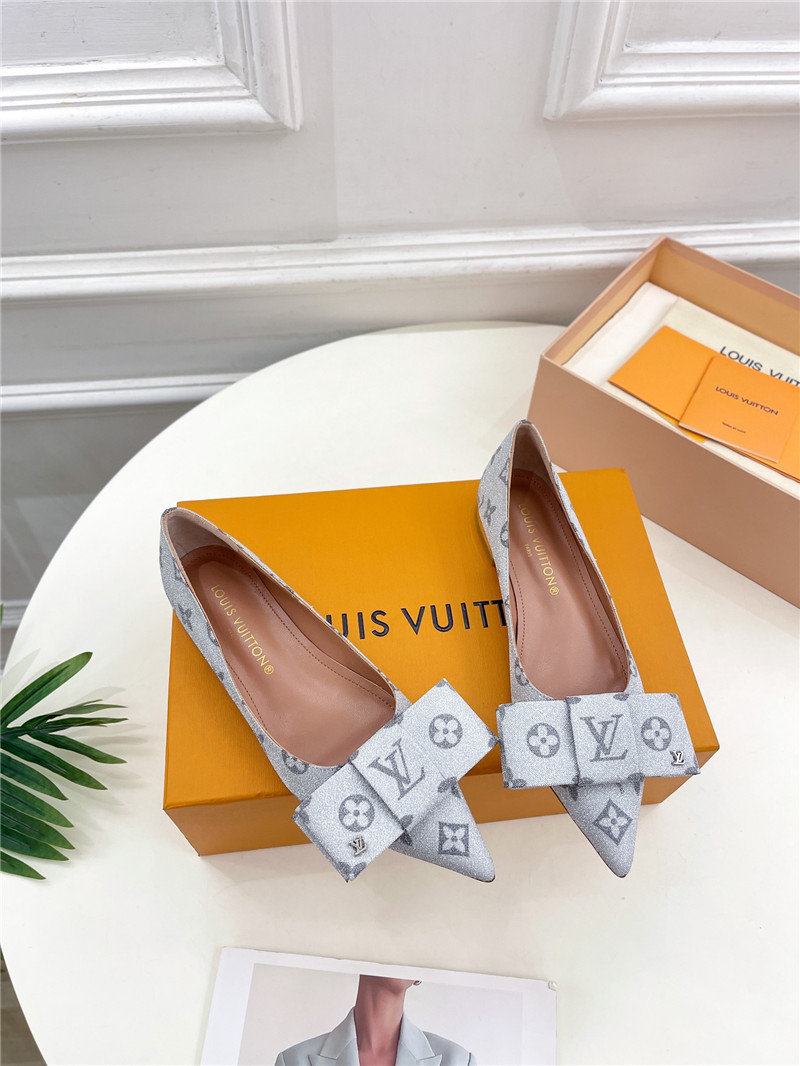 louis vuitton LV new bow pointed toe shoes - Sneaker Replica Workshop