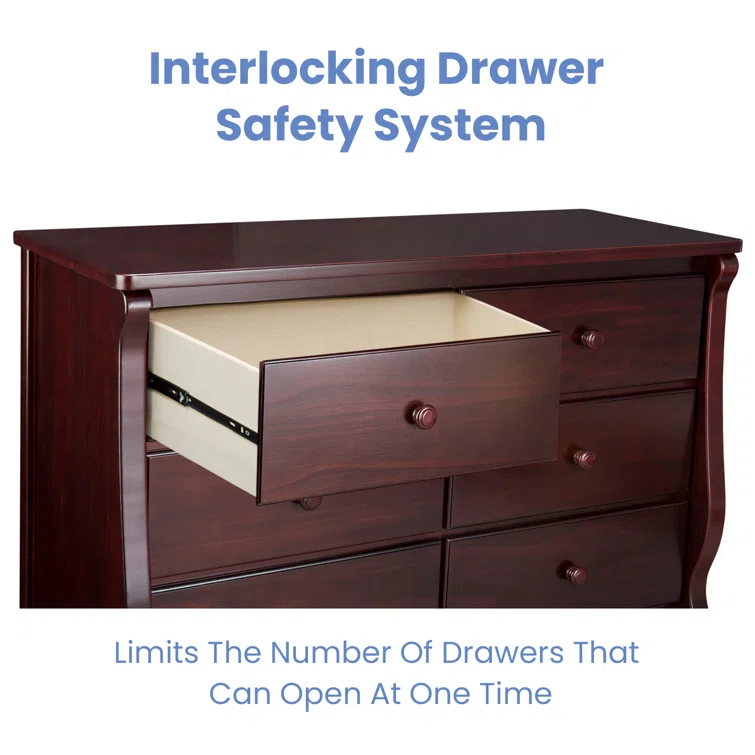 Universal Double Dresser -Made of Solid Woods
