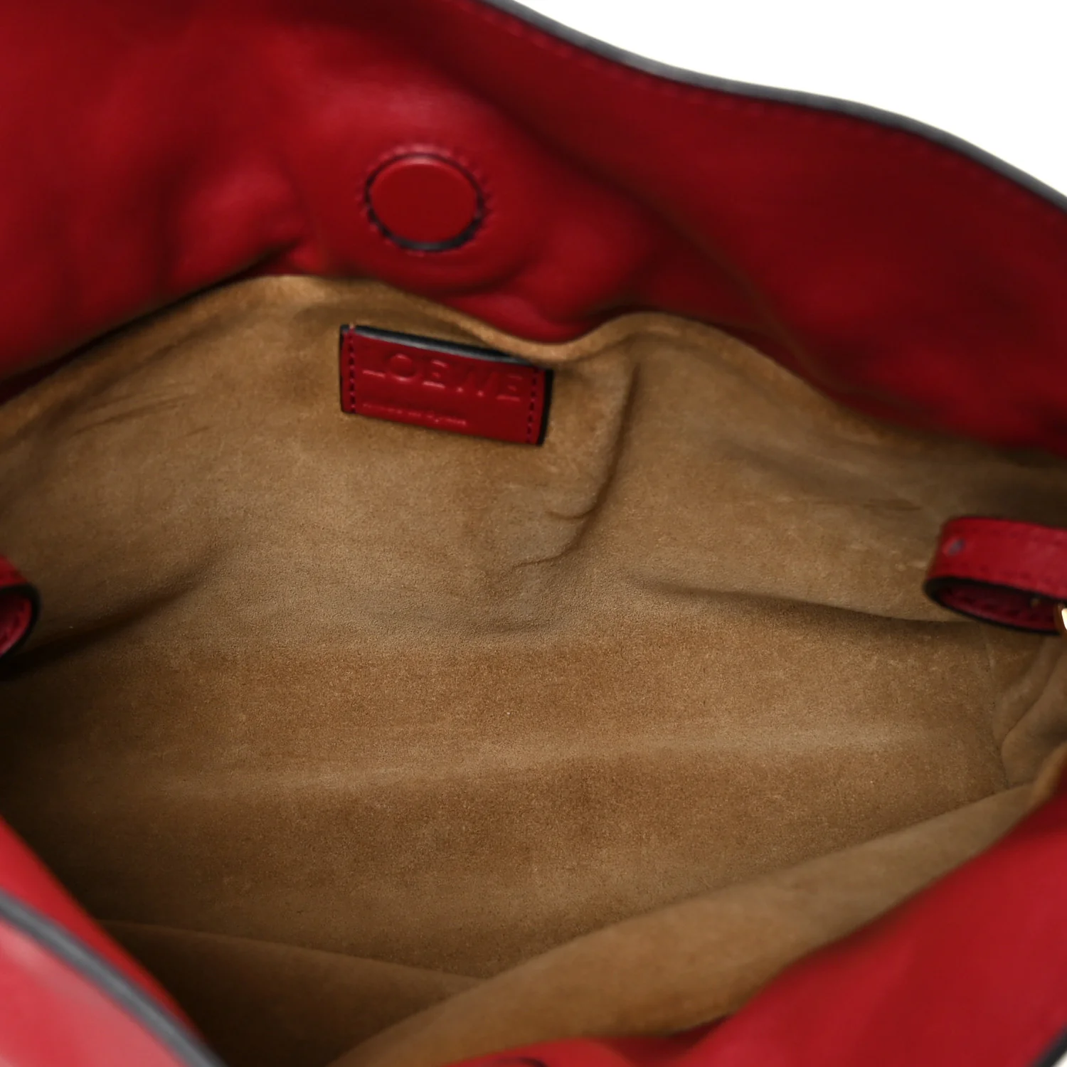 Calfskin Mini Flamenco Knot Bag Red - Top Club
