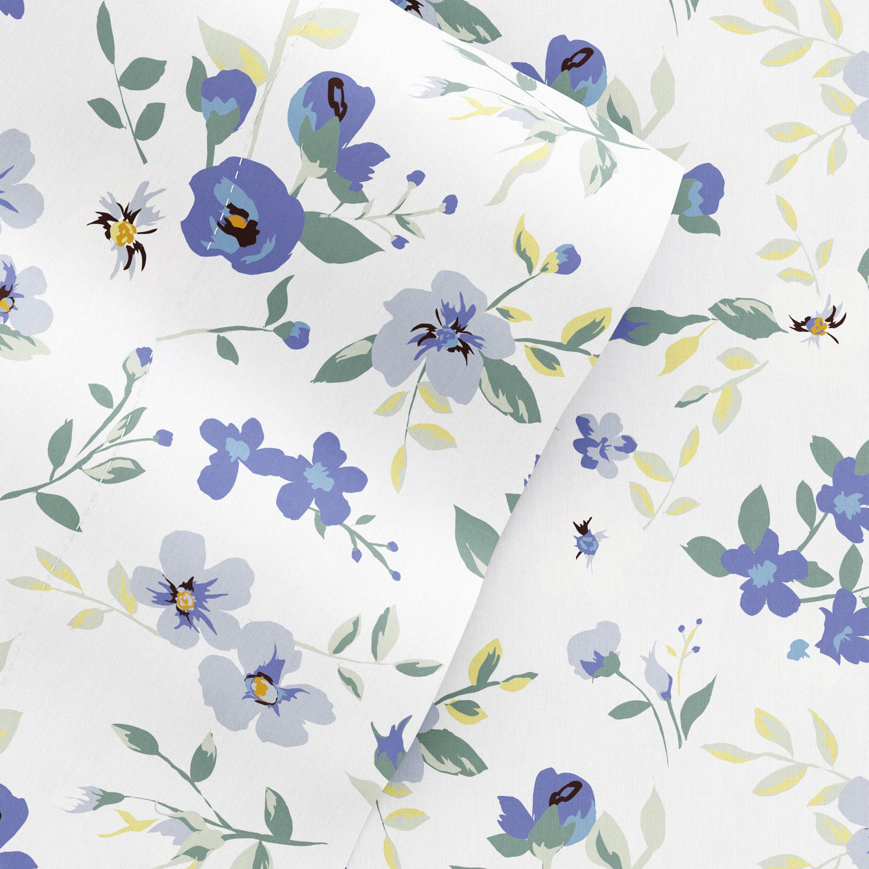 Blossoms Pattern 4-Piece Sheet Set (Sale)