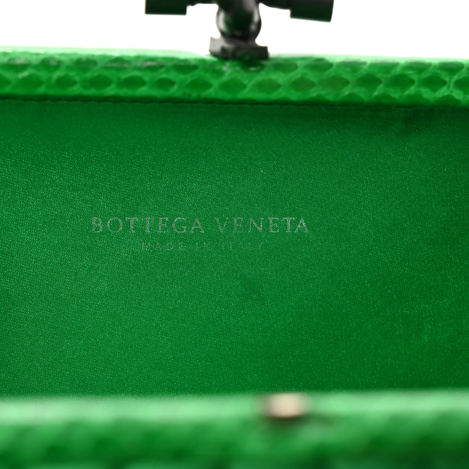 Satin Intreccio Impero Ayers Knot Clutch Parakeet - Top Club