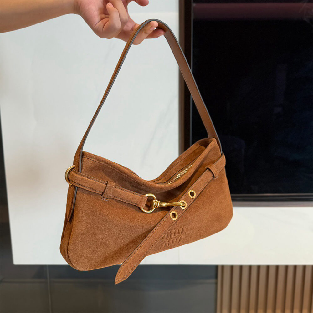MIUMIU Regular Aventure suede bag(HIGH-END GRADE) - Top Club