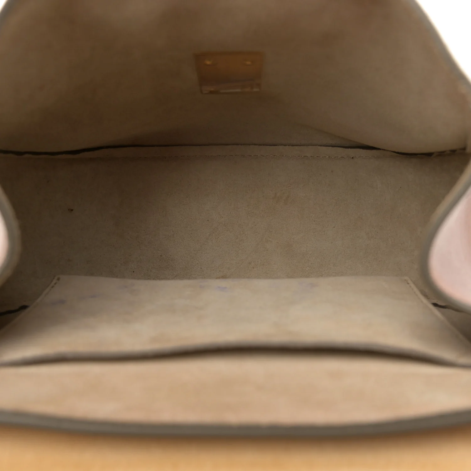 Suede Smooth Calfskin Drew Shoulder Bag Milky Coffee - Top Club