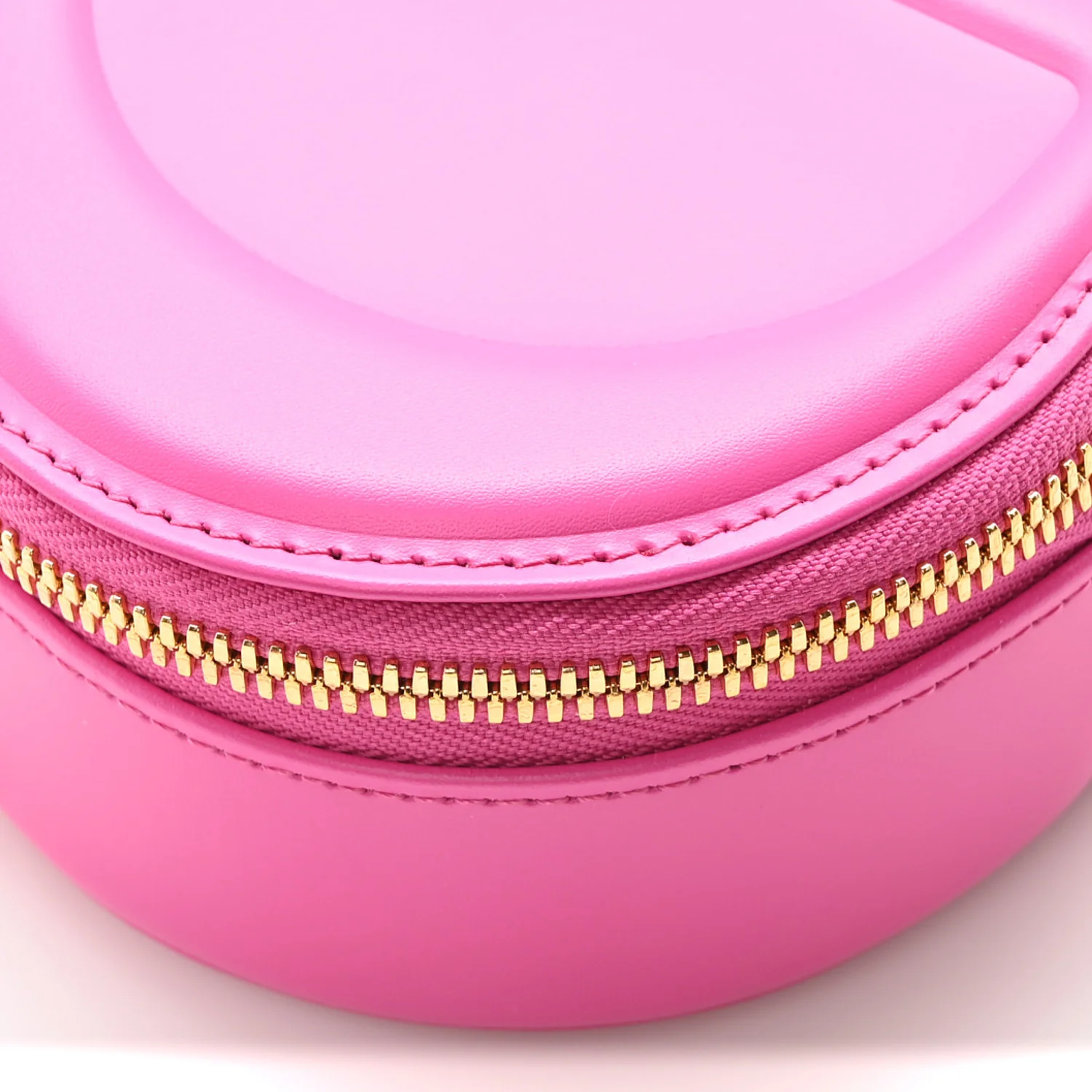 Calfskin CD Signature Oval Crossbody Camera Bag Rani Pink - Top Club