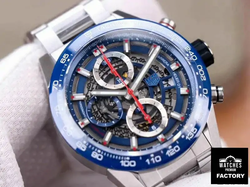 Tag Heuer Carrera Calibre Heuer 01 CAR201T.BA0766 Chronograph XF Factory Blue Dial
