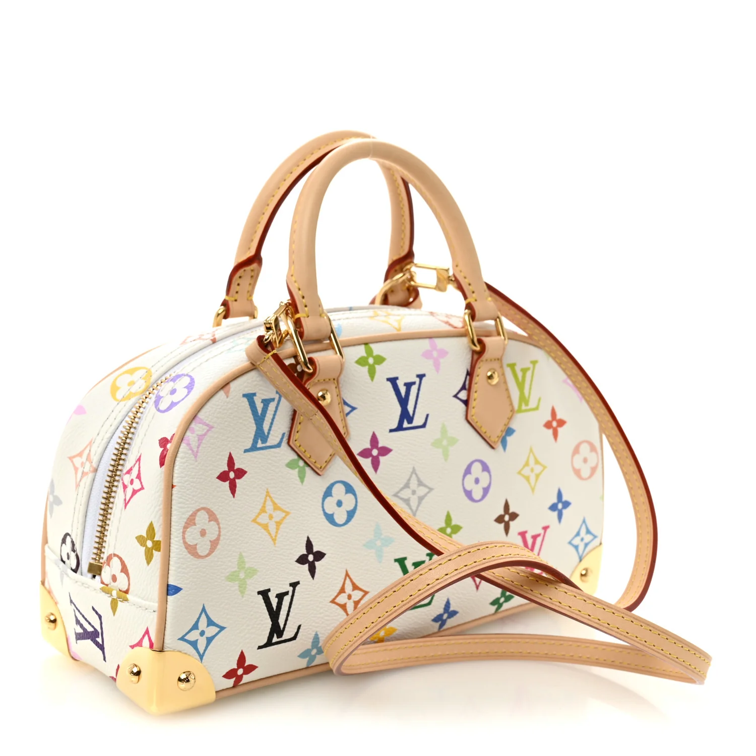 LV x TM Monogram Multicolor East West White - Top Club