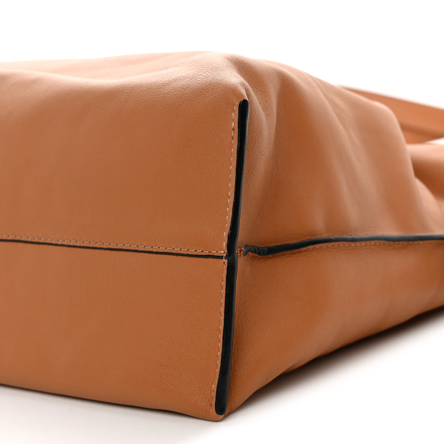 Calfskin Large Flamenco Knot Bag Warm Desert - Top Club