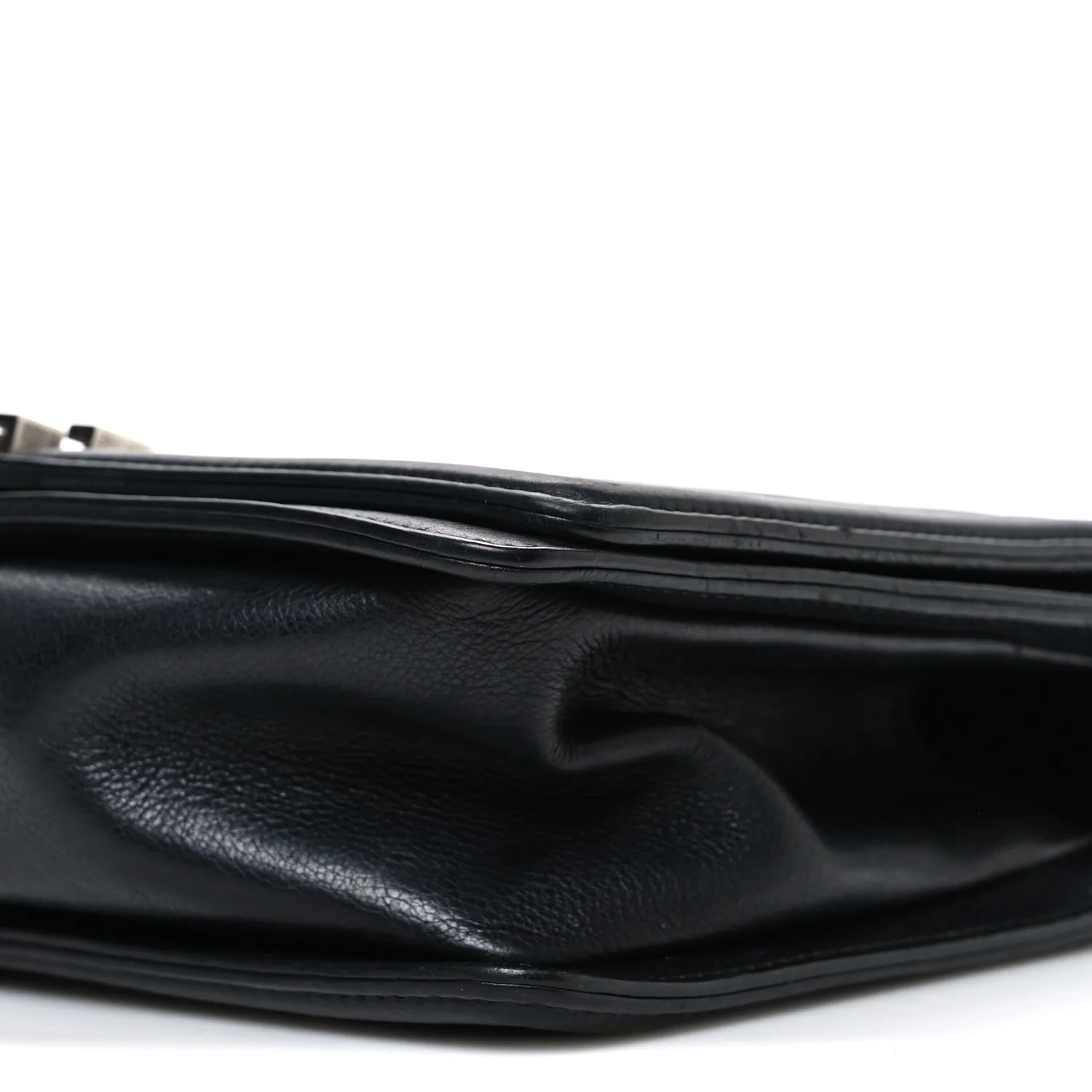 Lambskin Quilted Medium Boy Flap Black - Top Club