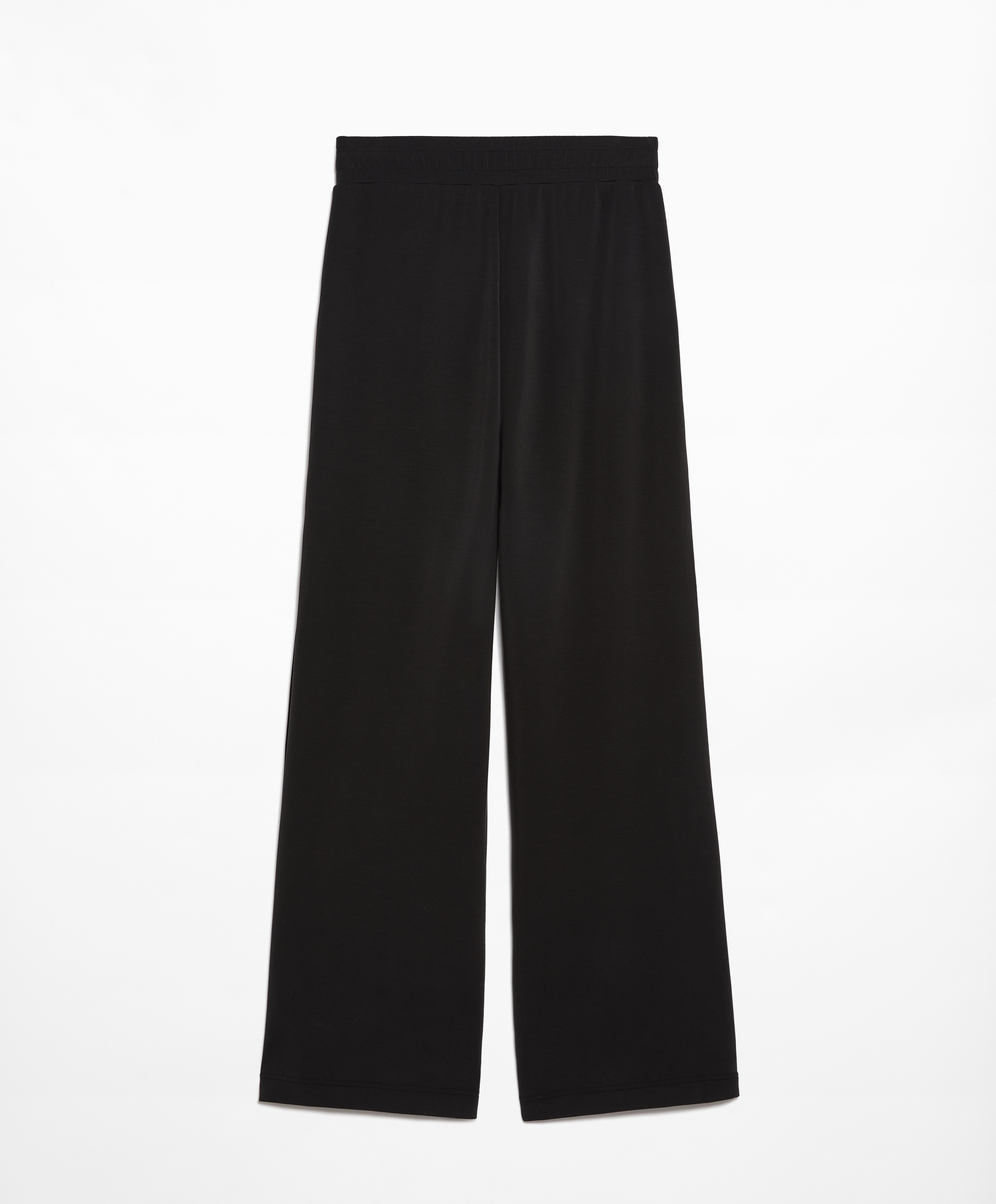 OYSHO Soft-touch wide, straight-leg trousers with modal and buttons