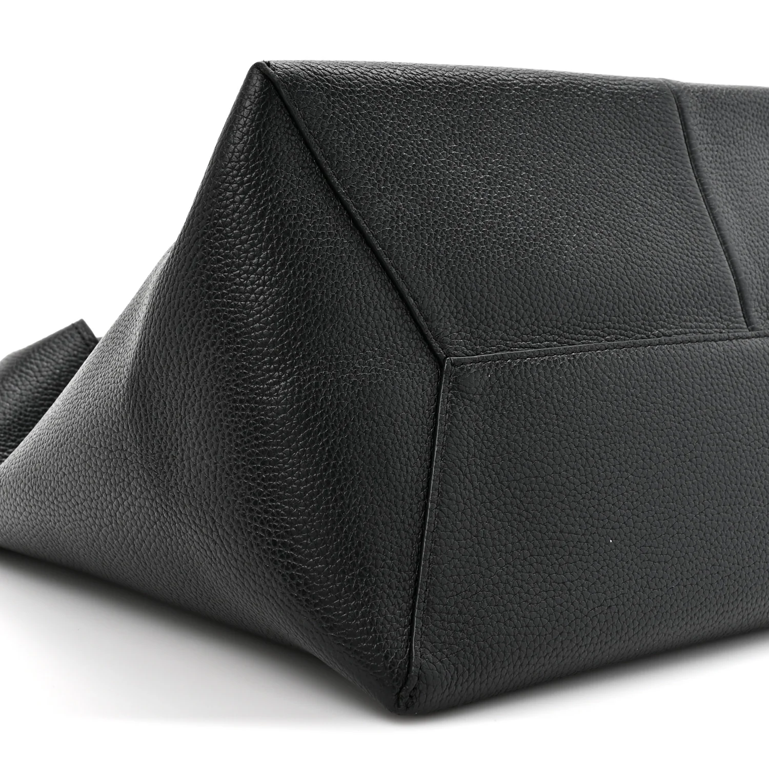 Grained Calfskin Medium The Sack Bag Black - Top Club
