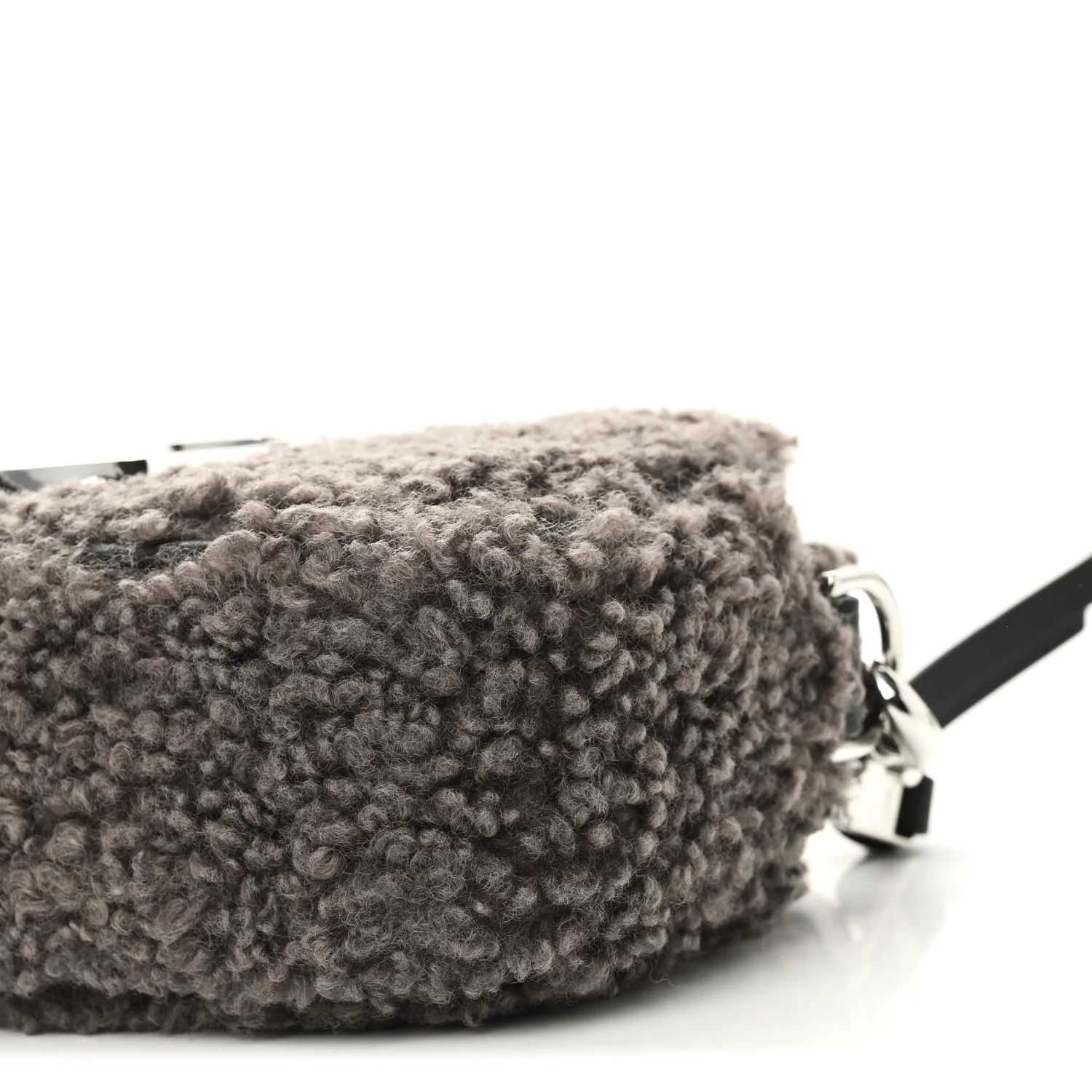 Shearling Snapshot The Teddy Camera Bag Grey - Top Club