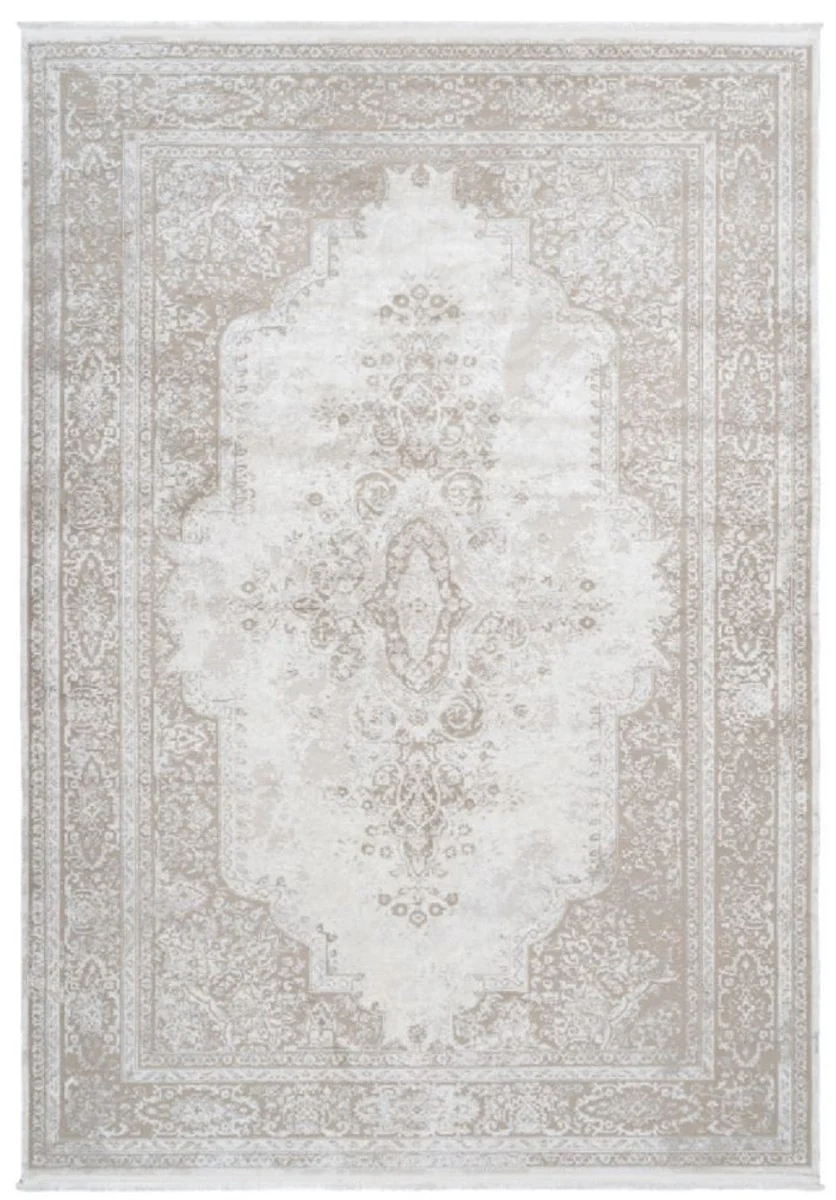 Vintage Cream Colored Rug - Various Sizes - Rectangular Rug in a Vintage Look - Living Room Decorative Accessories