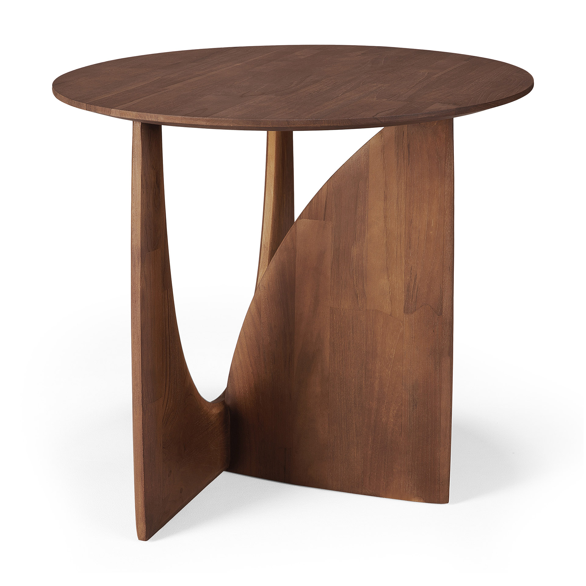Geometric bijzettafel - teak