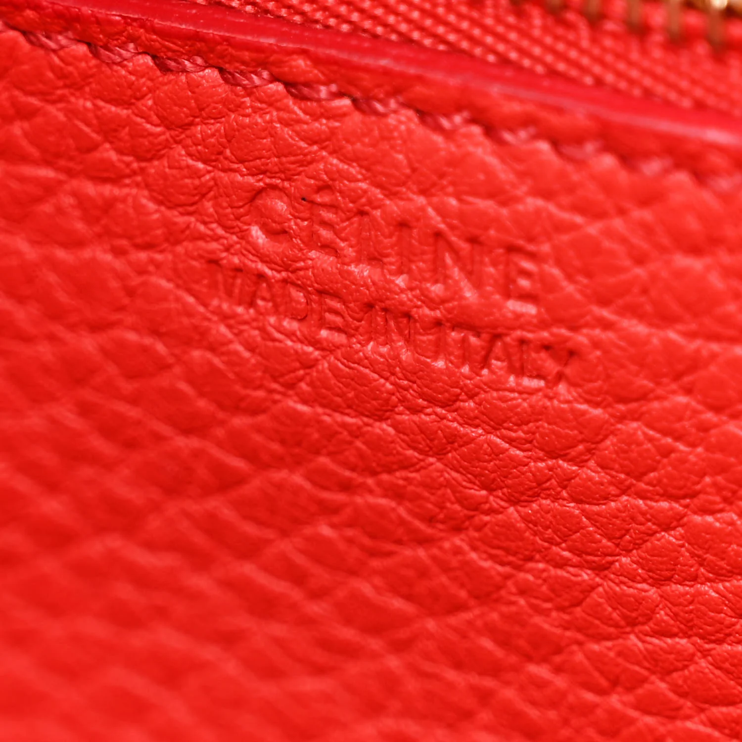 Crisped Calfskin Small Tie Knot Tote Vermillion - Top Club