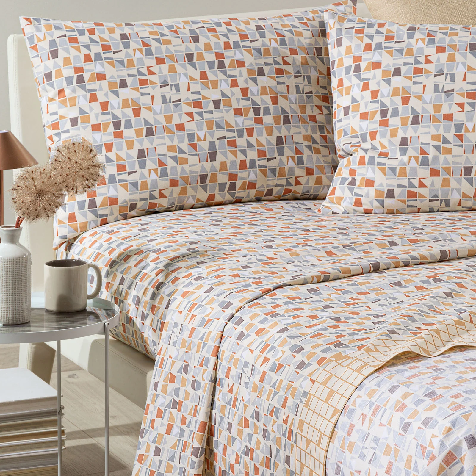 Complete cotton sheet Orleans marriage amber caleffi