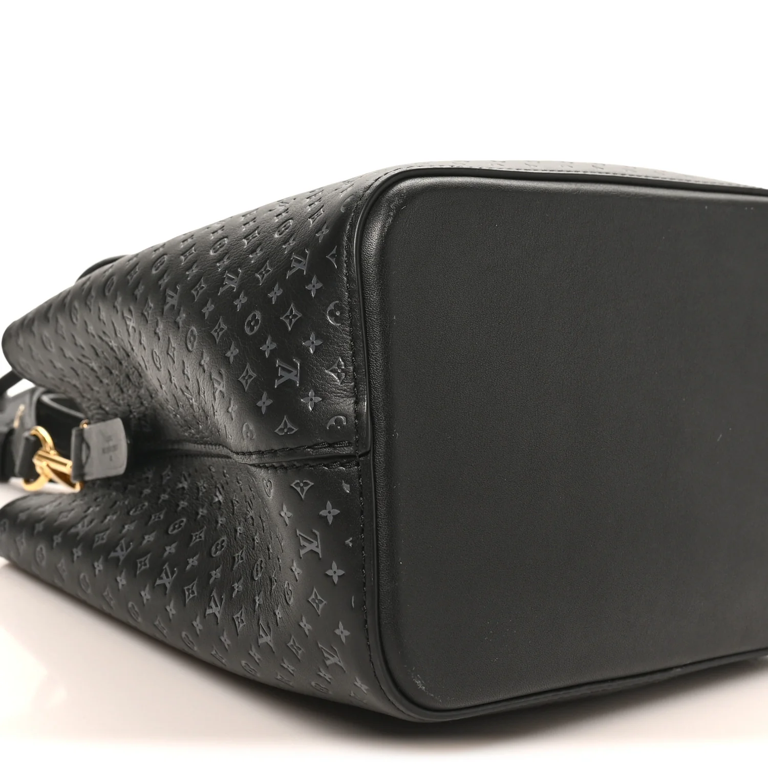 Calfskin Nanogram Embossed Neonoe BB Black - Top Club