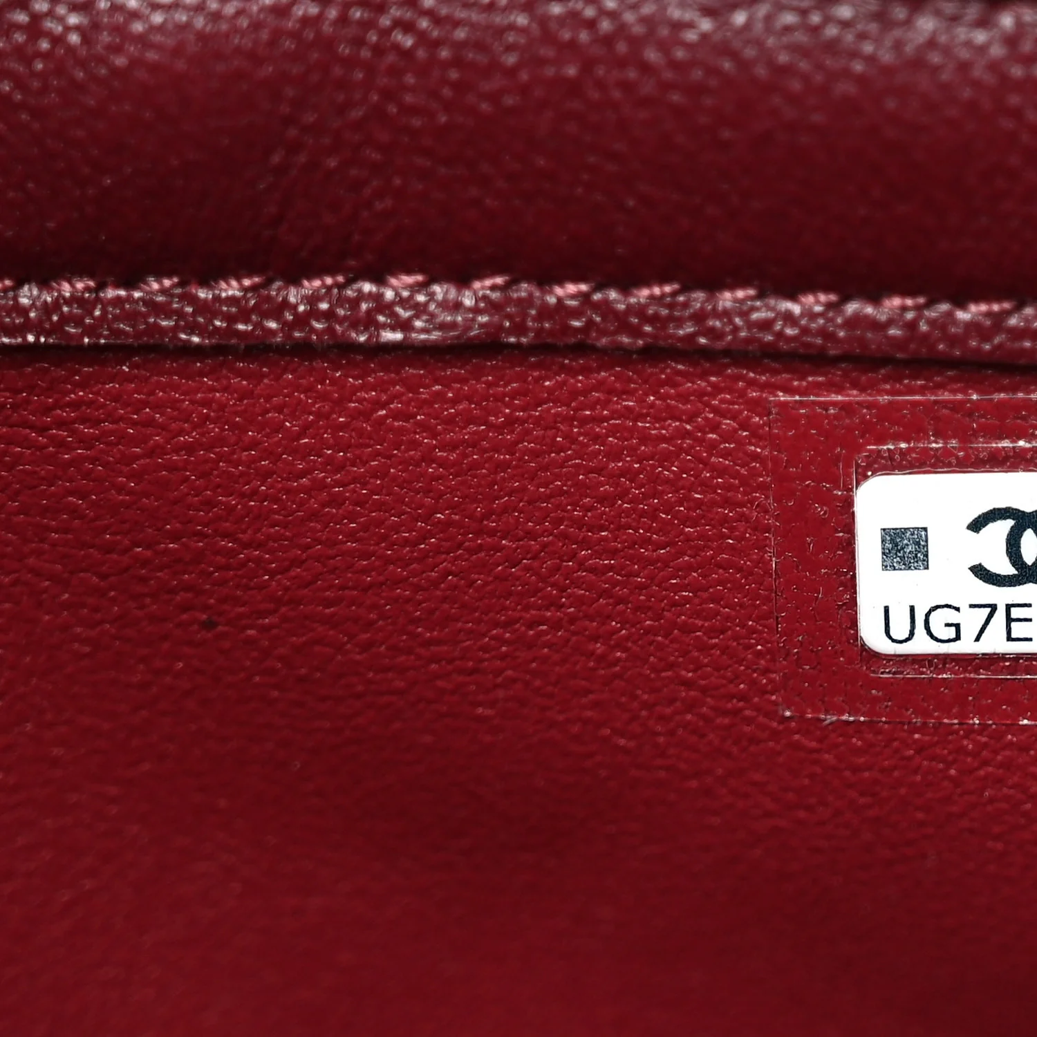 Shiny Calfskin Quilted Clutch With Strap Dark Burgundy - Top Club