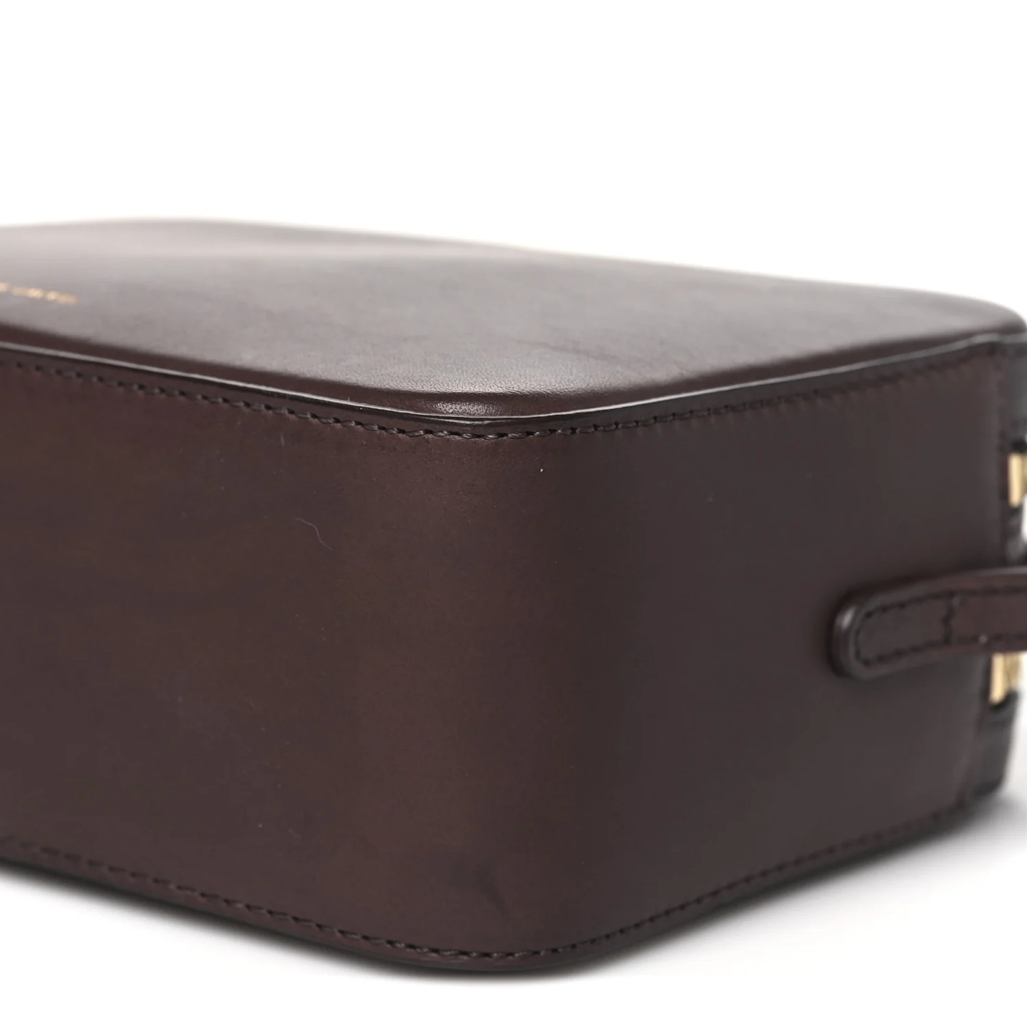 Soft Calfskin Camera Bag Bordo - Top Club