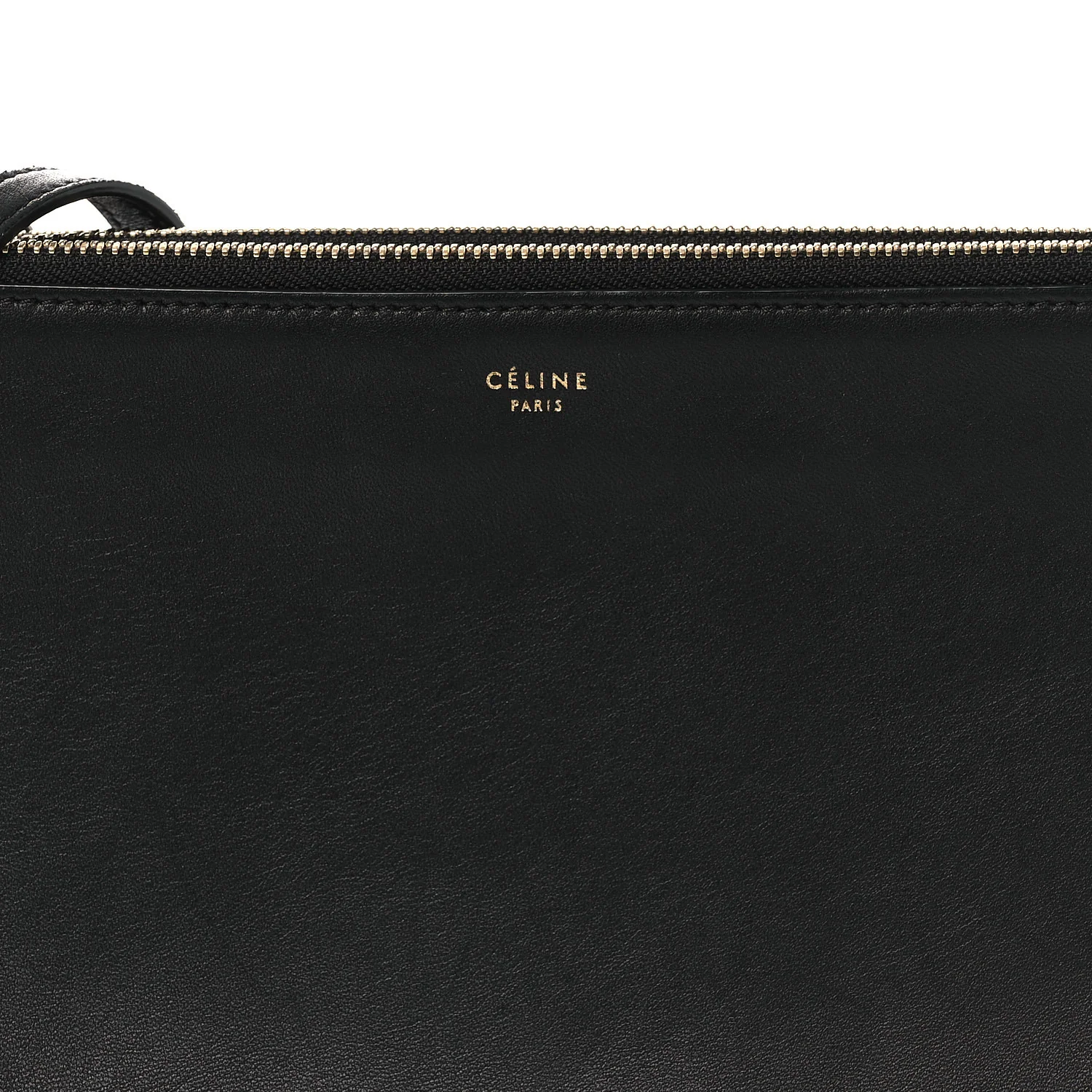 Lambskin Large Trio Crossbody Bag Black - Top Club