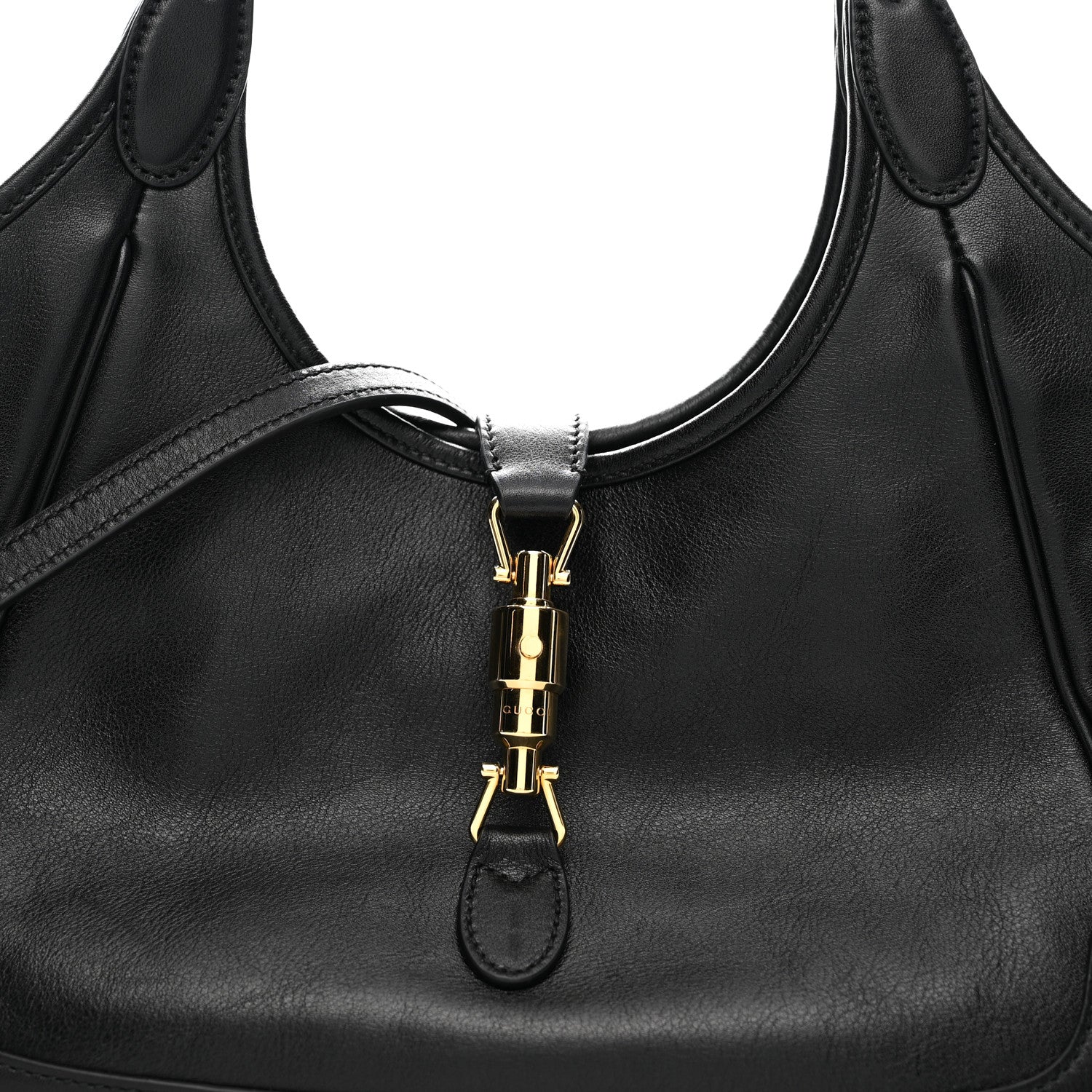Soft Calfskin Small Mercato Tote Bag Black - Top Club