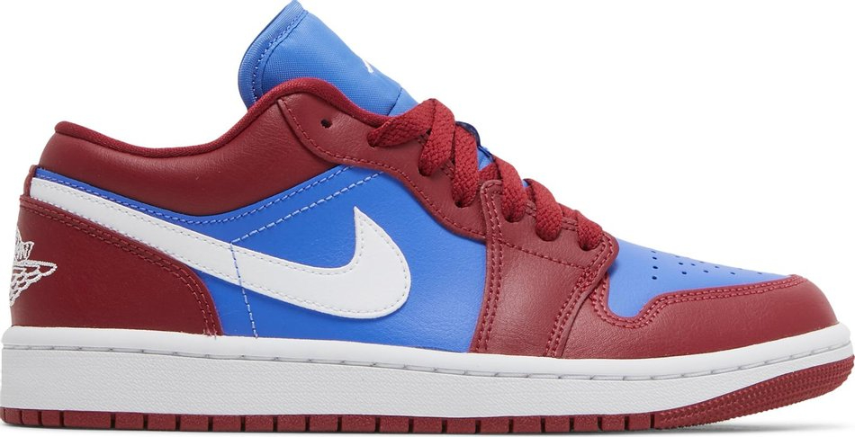 Wmns Air Jordan 1 Low  Deep Red Blue  DC0774-604 - Sneaker Replica Workshop