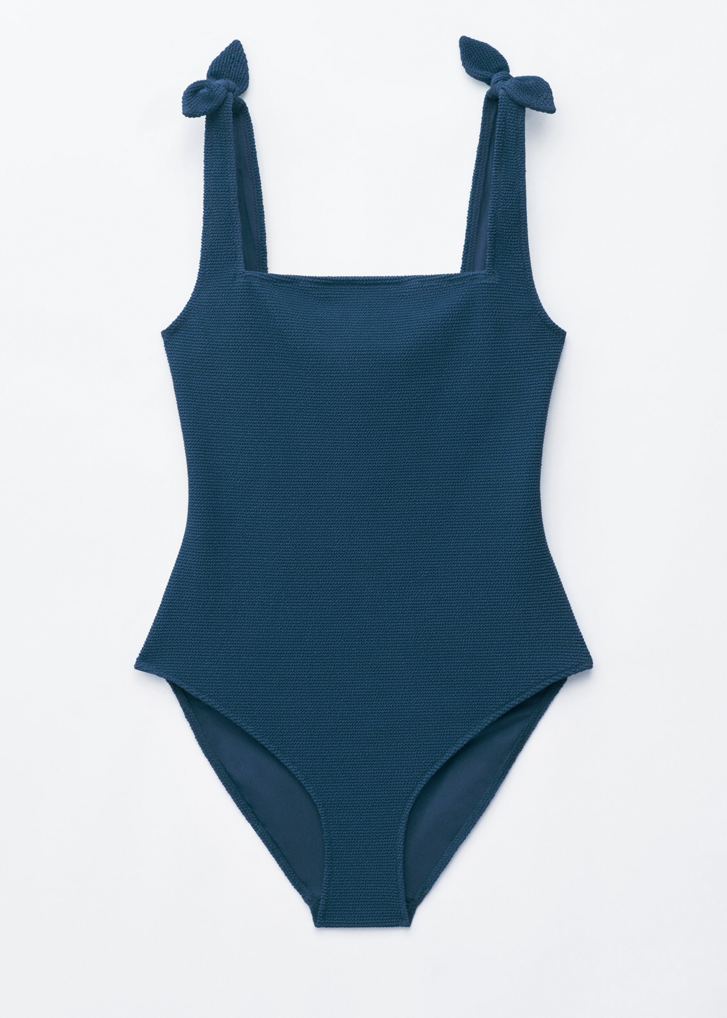 & Other Stories TEXTURED BOW TIE SWIMSUIT