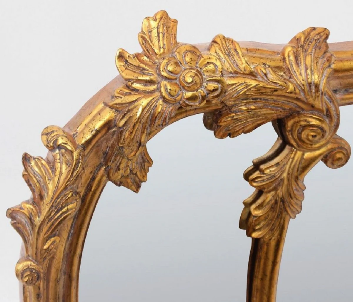 Luxury baroque mirror antique gold - magnificent wall mirror in baroque style - antique style wardrobe mirror - living room mirror - baroque furniture
