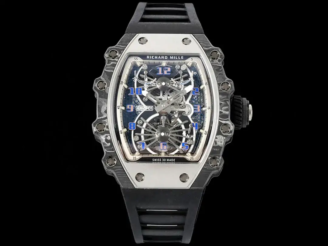 Richard Mille RM21-01 RM Factory Skeleton Dial Black Strap
