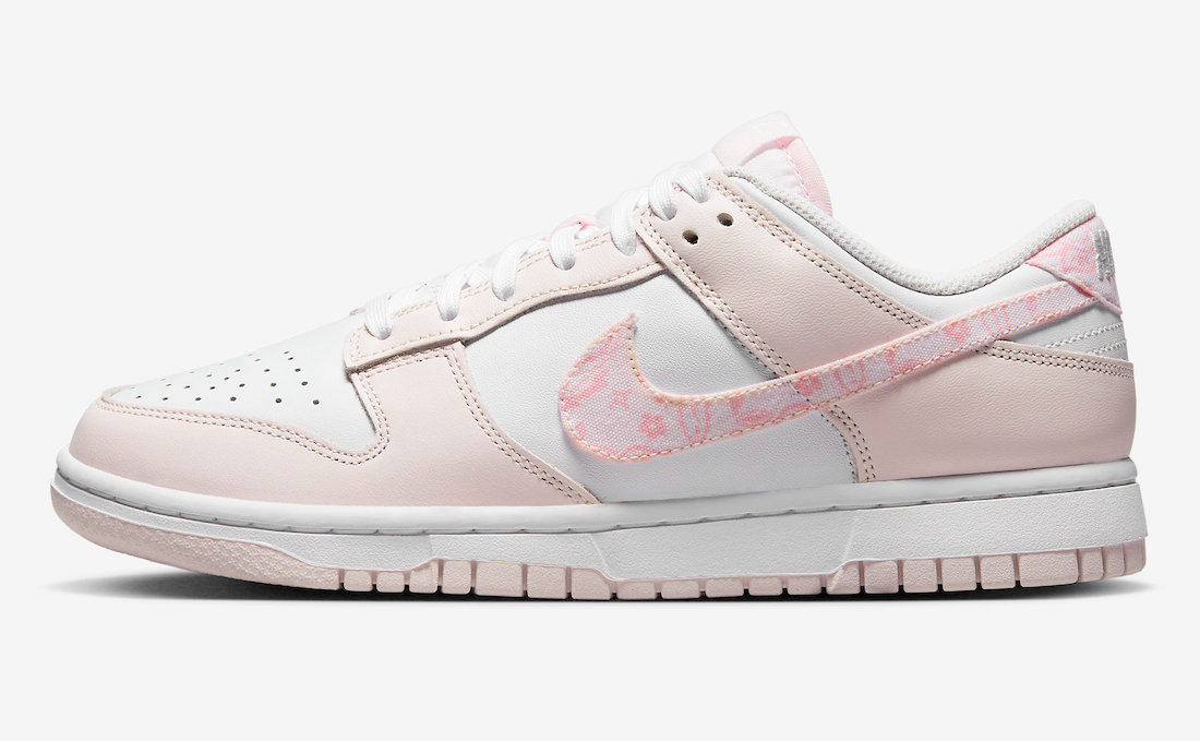 Wmns Dunk Low  Pink Paisley  FD1449-100 - Sneaker Replica Workshop