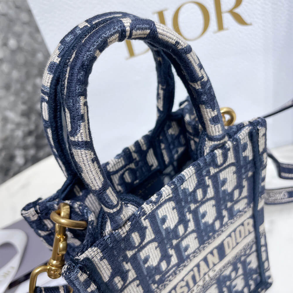 MINI DIOR BOOK TOTE PHONE BAG - Top Club