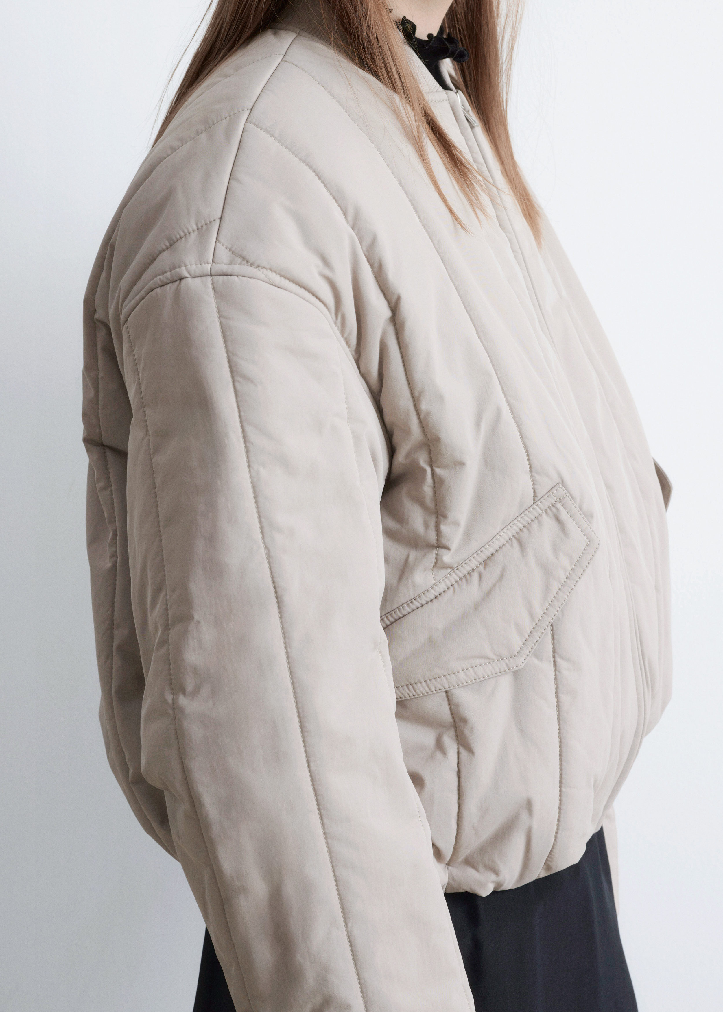 & Other Stories OVERSIZED BOMBER JACKET