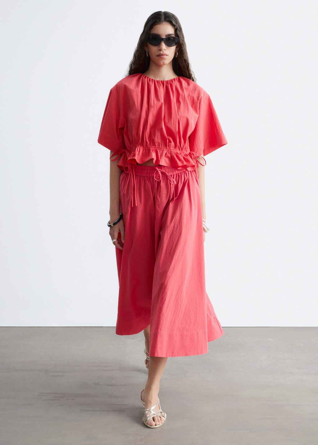 & Other Stories GATHERED A-LINE MAXI SKIRT