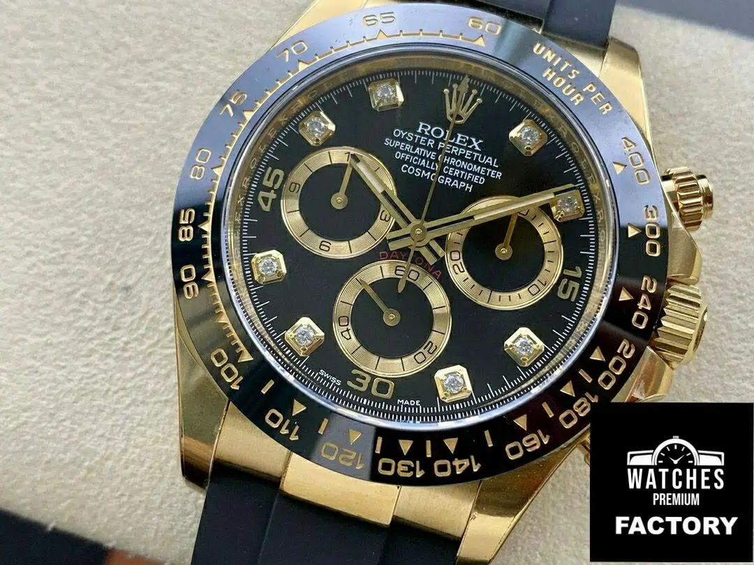 Rolex Cosmograph Daytona M116518ln-0078 Clean Factory Rubber Strap