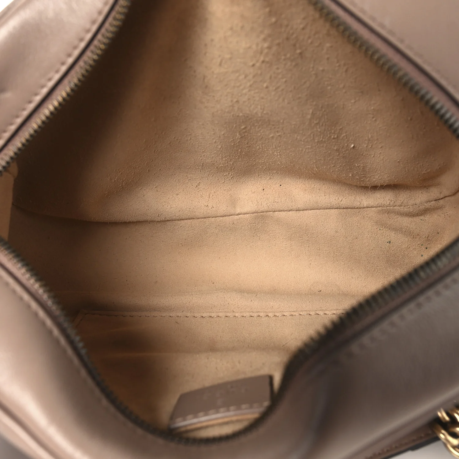 Calfskin Matelasse Small GG Marmont Chain Shoulder Bag Porcelain Rose - Top Club