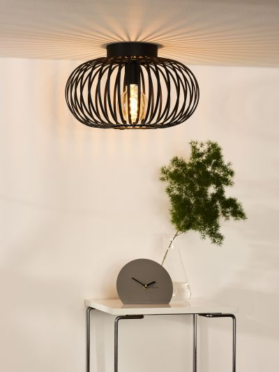 MORGANA PLAFONDLAMP 40CM ZWART
