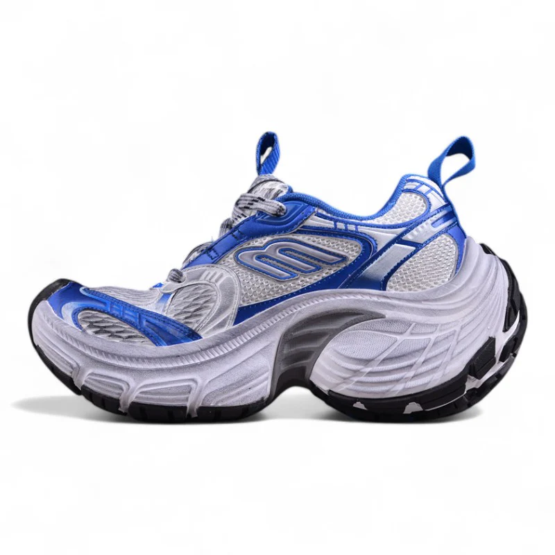 Balenciaga 10XL Sneakers in White/Royal Blue - Sneaker Replica Workshop