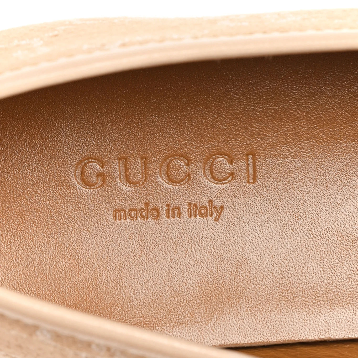 Canvas GG Monogram Horsebit Womens Jordaan Loafers 35.5 Souffle Rose - Top Club