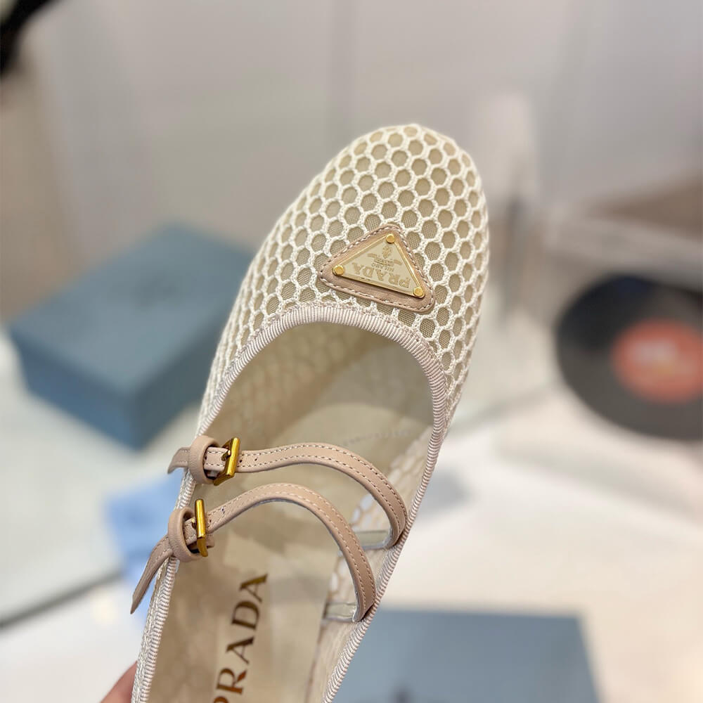 PRADA Mesh fabric ballerinas - Top Club