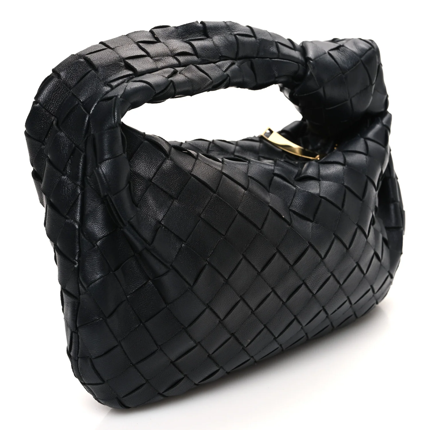 Nappa Intrecciato Mini Jodie Black - Top Club